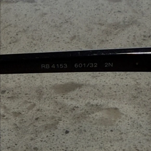 Ray-Ban Vintage Glossy Black Sunglasses - Picture 7 of 9